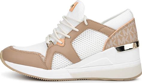 michael michael kors liv trainer sneaker low weiß